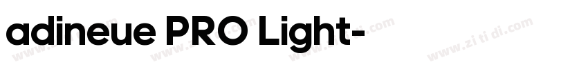 adineue PRO Light字体转换 adineue PRO Light字体转换
